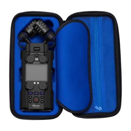 Zoom APH-5s - zestaw akcesoriów do rejestratora Zoom H5studio - przykład użycia etui